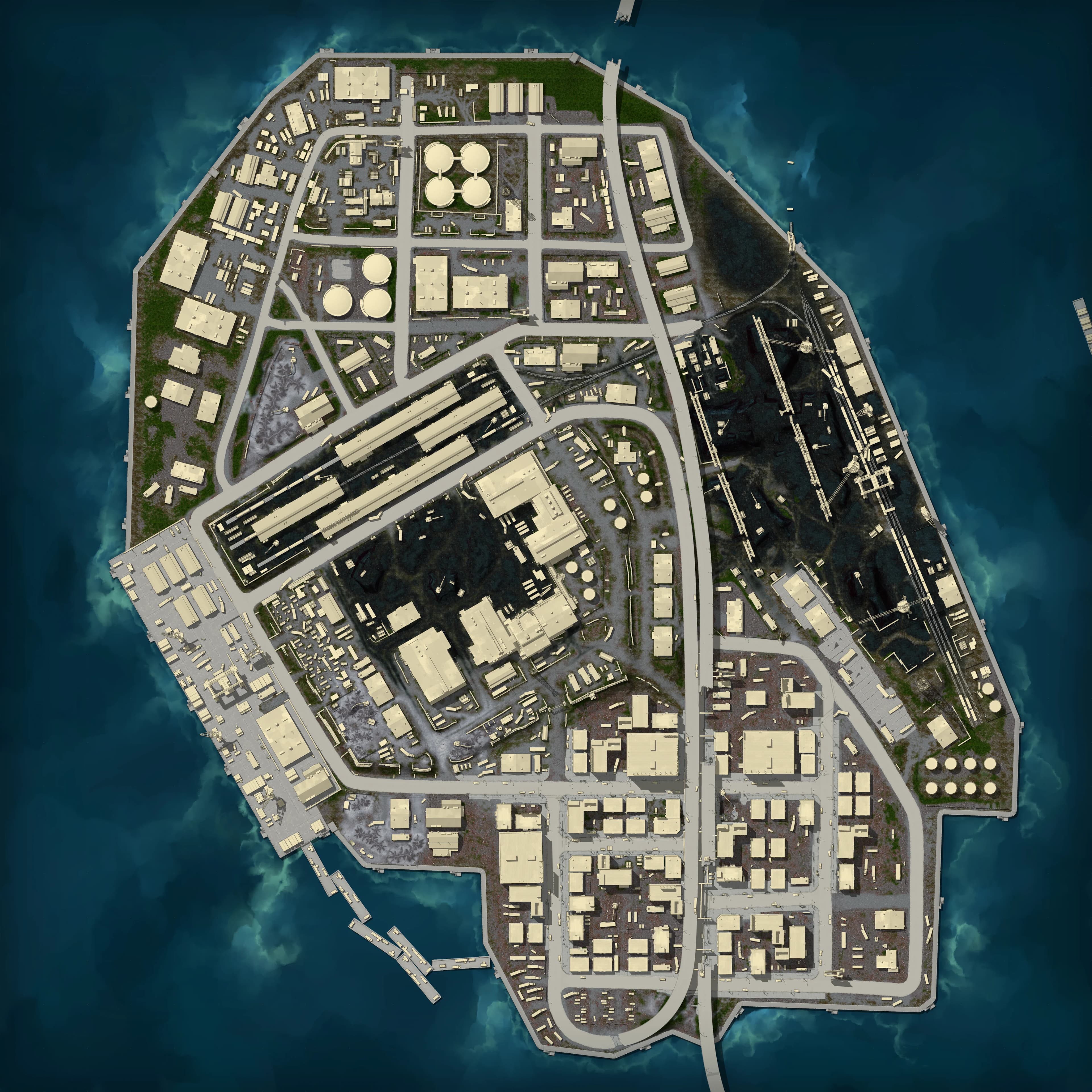 Haven top-down PUBG map preview